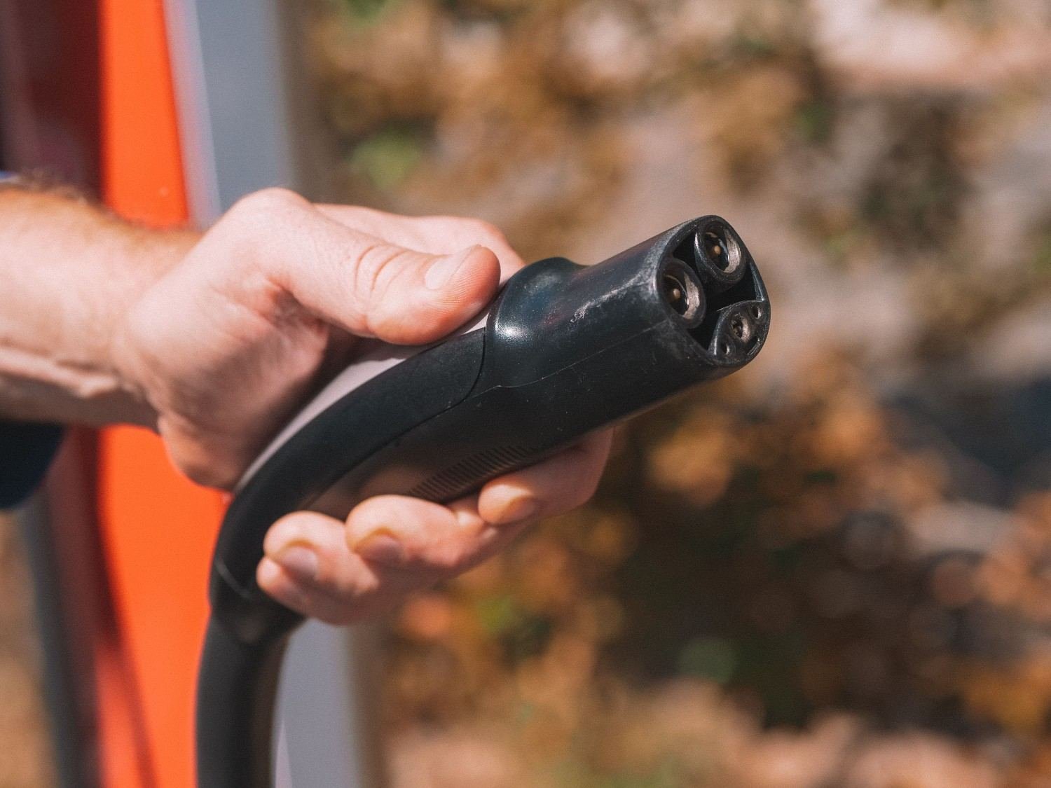 EV charging connector for electric vehicle charging in West Palm Beach, FL